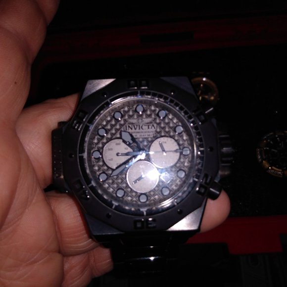 7 Invecta mens watches with case